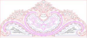 🛏️ Free 2D Bed -11 CNC DXF Design – Instant Download