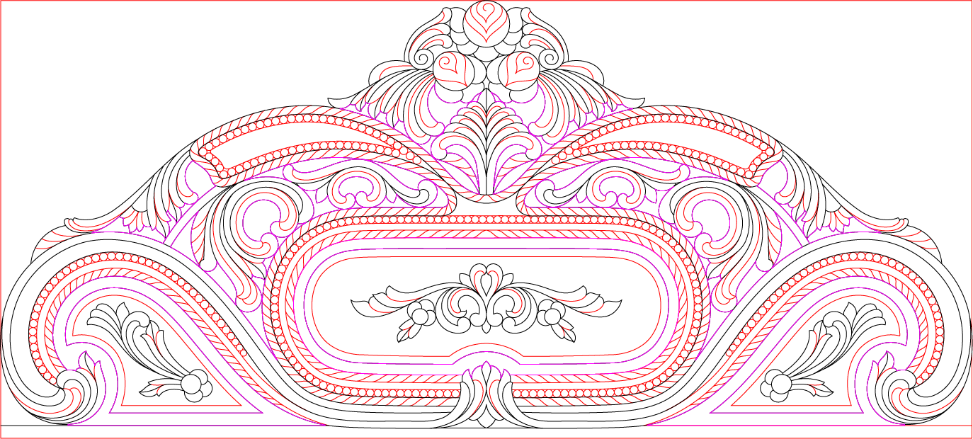 🛏️ Free 2D Bed -12 CNC DXF Design – Instant Download