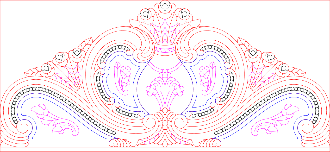 🛏️ Free 2D Bed -3 CNC DXF Design – Instant Download