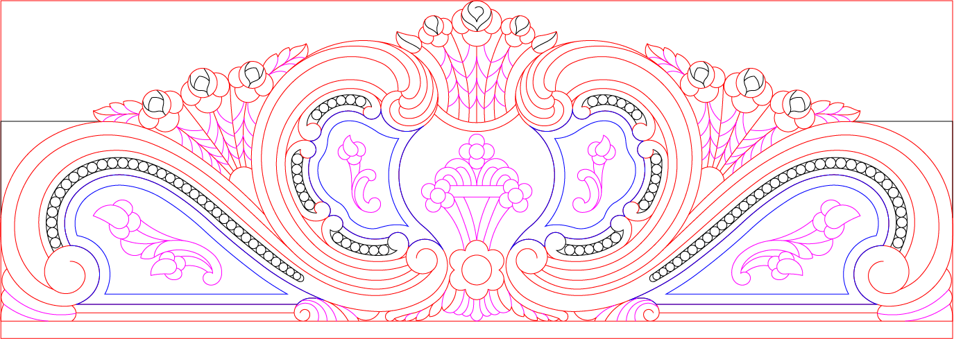 🛏️ Free 2D Bed -4 CNC DXF Design – Instant Download